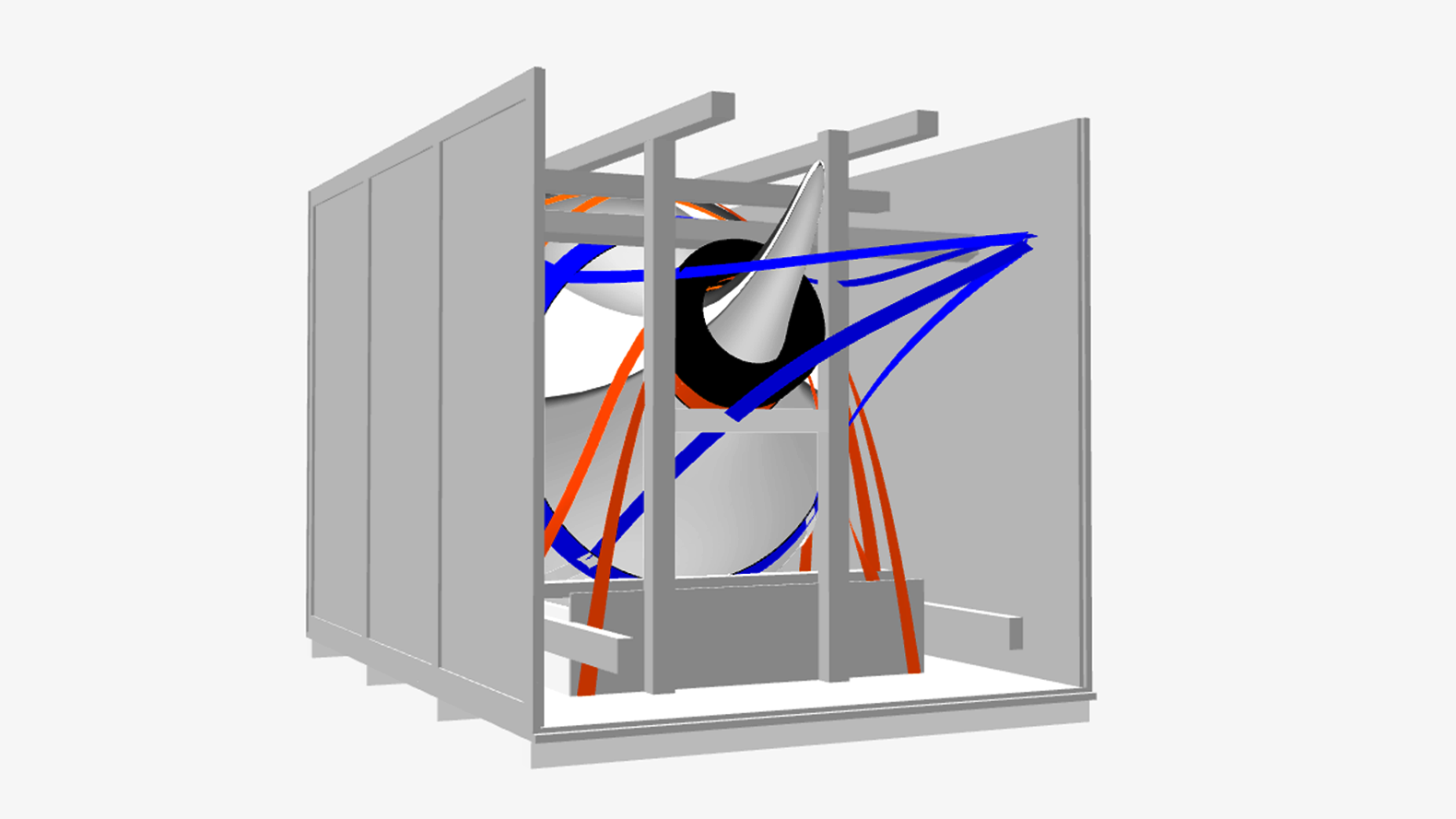 3D Package Designing of Stainless Steel Sculptures Before Shipment by Sino Sculpture\\s Package Team